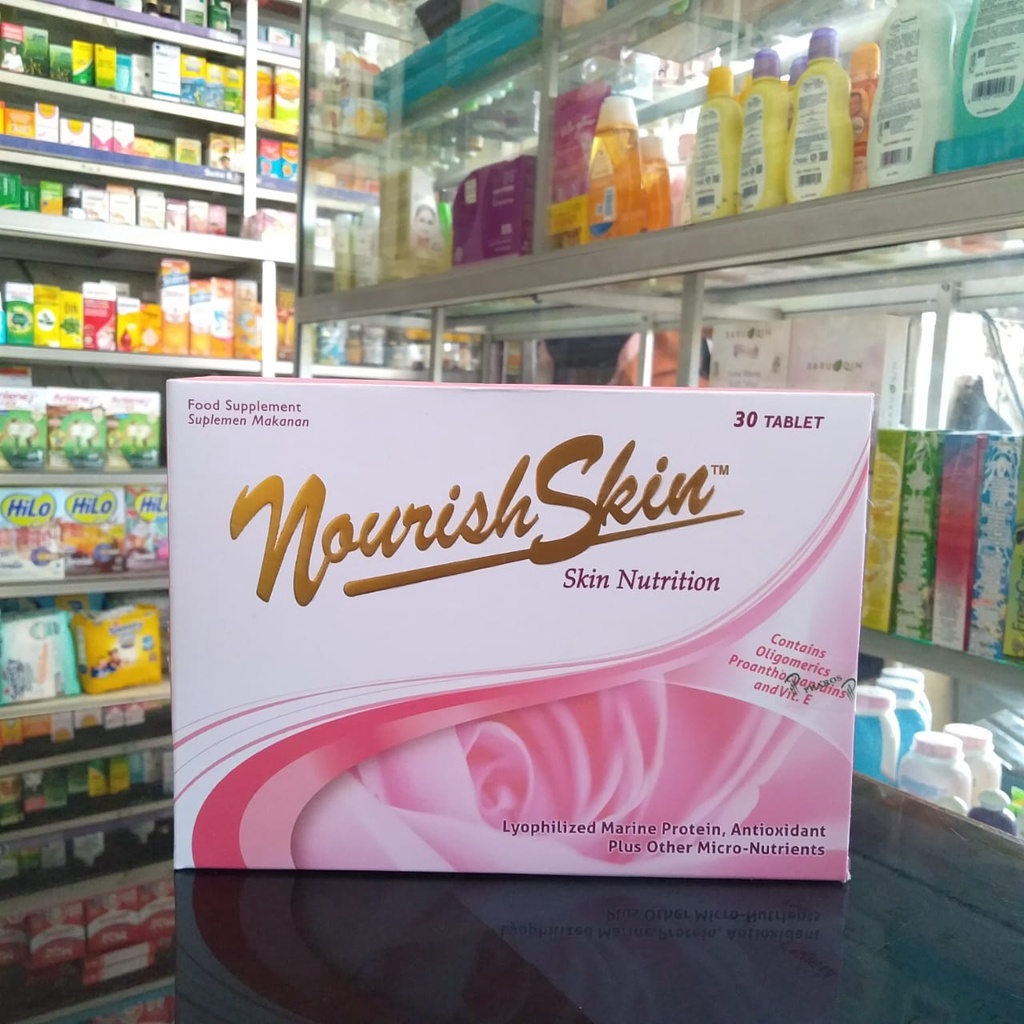 NOURISH SKIN TAB 1SI 30 nouris tab 30 nourish skin nutrition  suplemen kecantikan