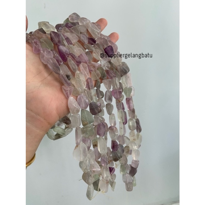 bongkah rough Batu FLUORITE natural kalimantan akik 30mm non treatment