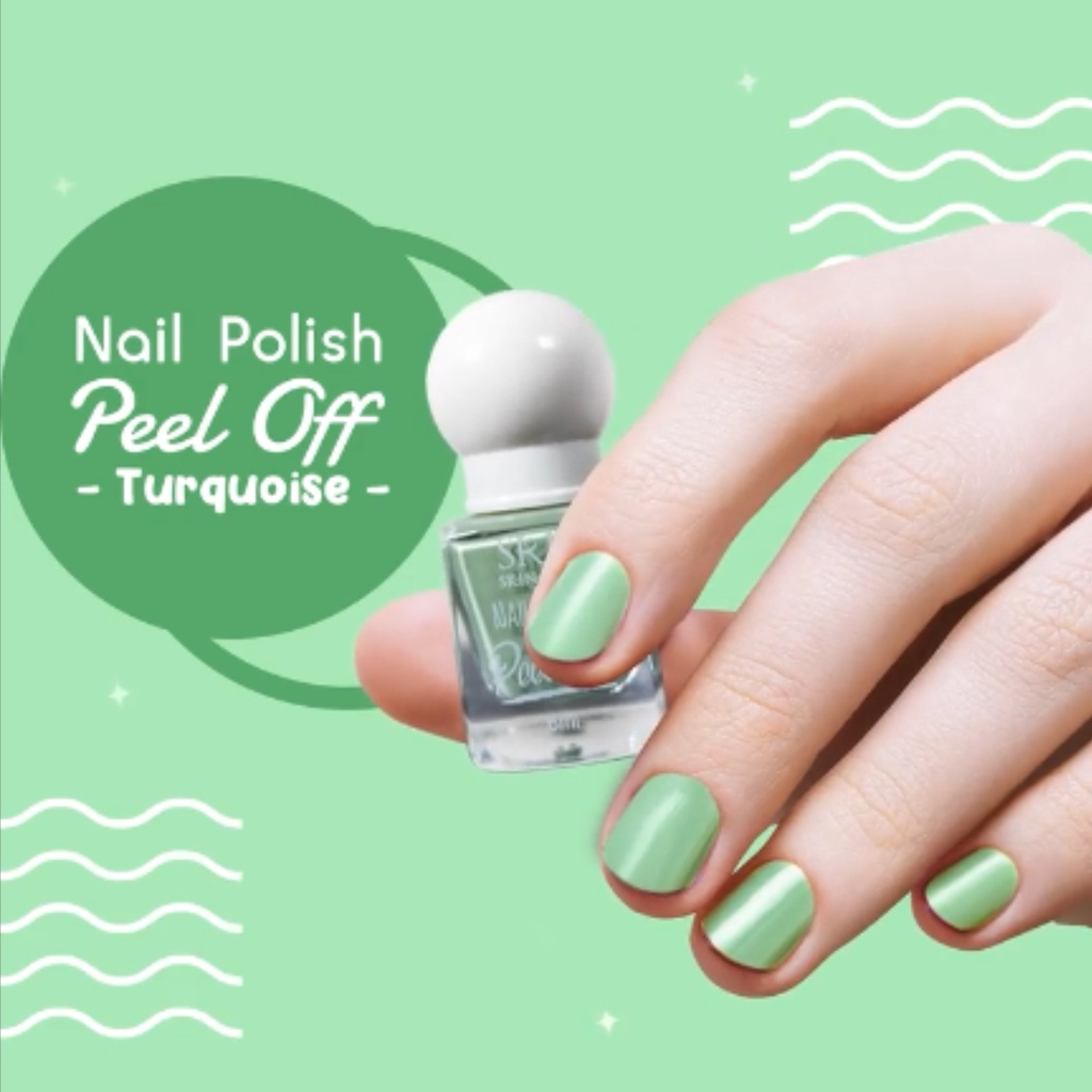 Kutek SR12 - Nail Polish SR12 - Nail Polish Peel Off SR12 - Cat Kuku SR12 Skincare - Kutek Halal