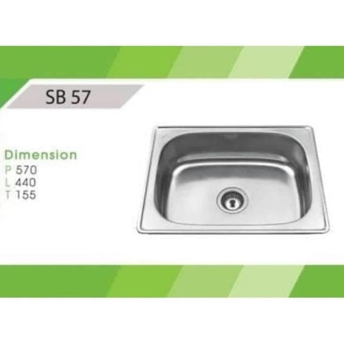 Royal Sink Sb 57 | Bak Cuci Piring Royal Sink Sb57 Stainless