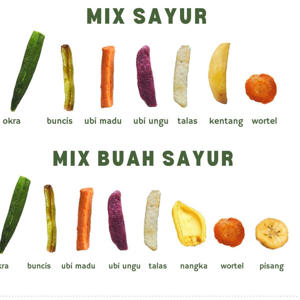 

(G-A-O㊚) Crunchy Veggie Snack ASMR Keripik Sayur Keripik Buah Sayur Krispi Cemilan Diet Snack Sehat Snack Diet 300ml 700ml 1000ml 1L bisa cod