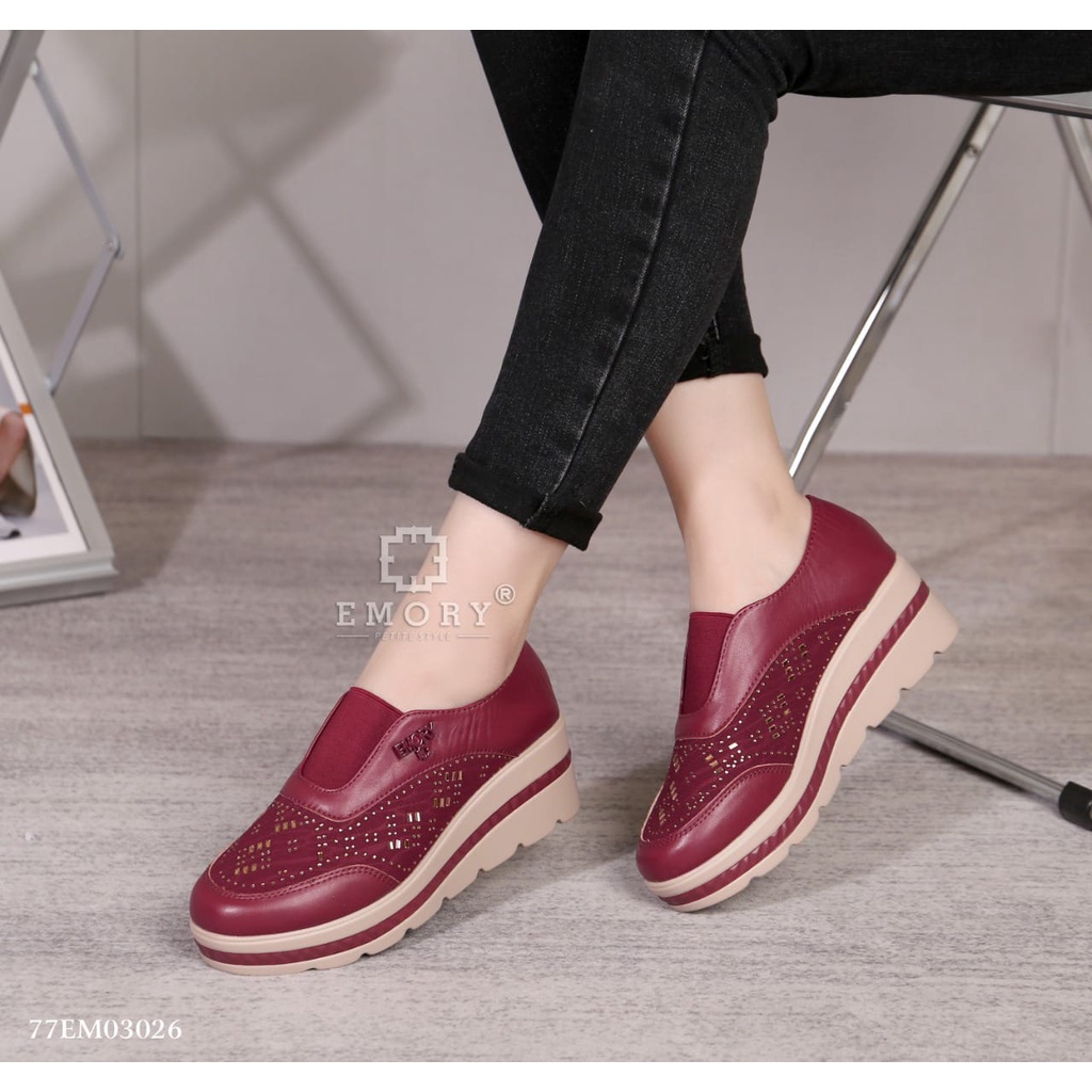 SV - EMORY Armaya Sepatu Wedges Wanita 77EMO3026