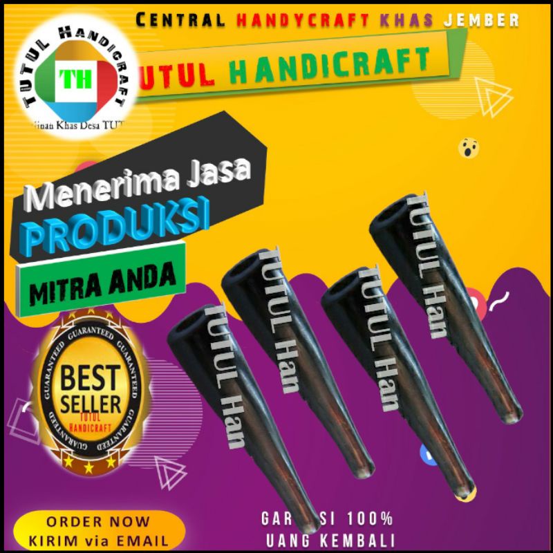 Sedotan Once Cangklong AKAR BAHAR TALI ARUS HITAM Panjang 9 cm  kode : PRAB09CM