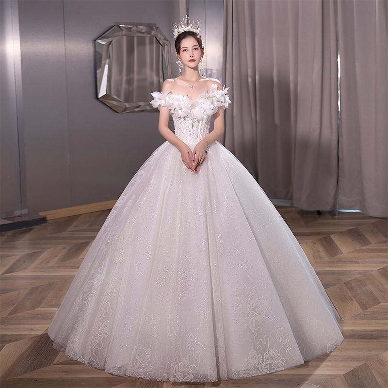 Gaun Pengantin 2212002 Putih Sabrina Wedding Dress