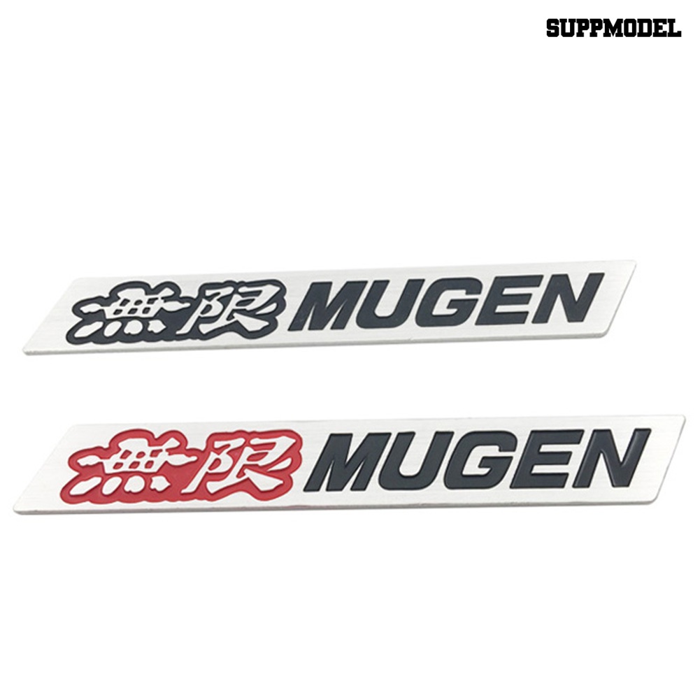 [Auto] Mugen Huruf Mobil Styling Sticker Decal 3D Metal Badge Emblem Decor Untuk