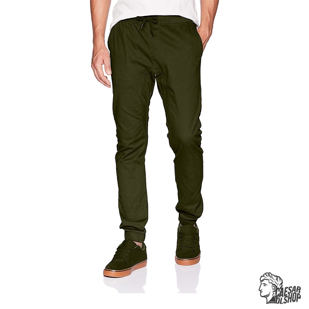 Caesar Olshop - Celana Jogger Slimfit Premium - Caserta - Army