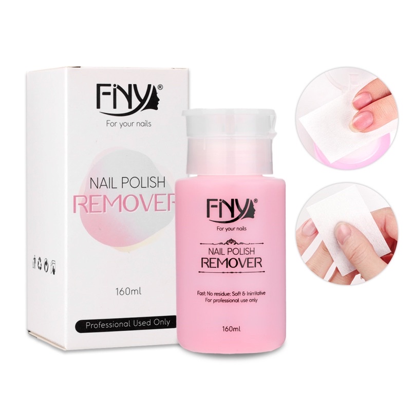 FINY GEL POLISH REMOVER 160ml FINY GEL CLEANSER / NAIL POLISH REMOVER PINPAI