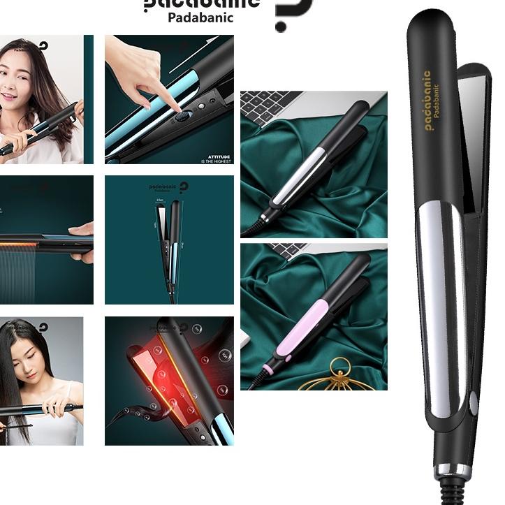 Sale hair dryer Catok Sisir 2in1 Padabanic pengering rambut Catokan Rambut  Hair Straigtener Curler 