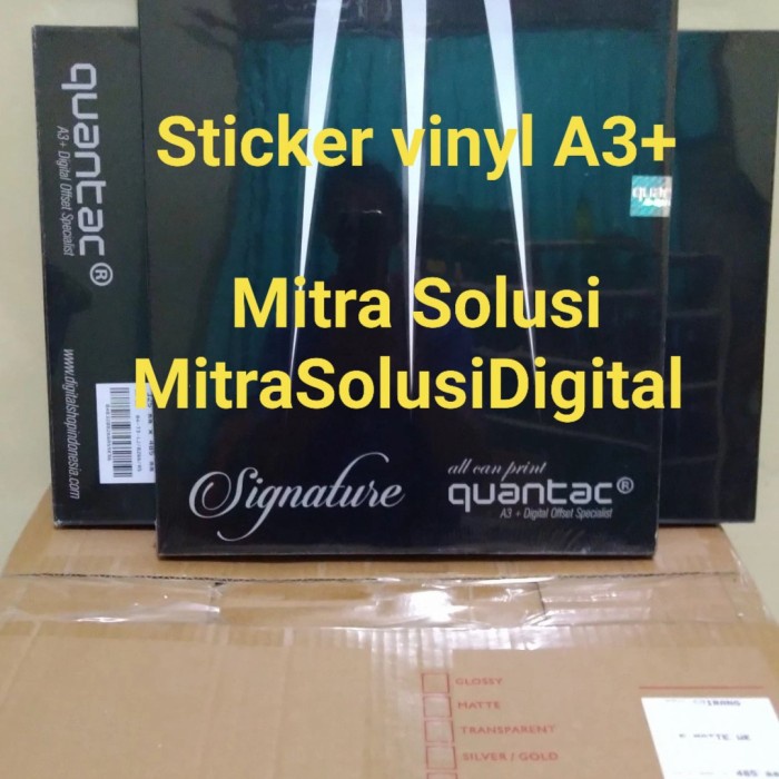 

STICKER VINYL MATTE / DOFF A3 PLUS QUANTAC 100 lbr