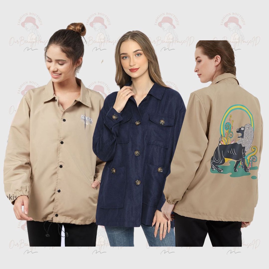 BB Jaket Unisex Streetjacket Okinawa Khakis Utility Jacket/Blazer Midniteblue