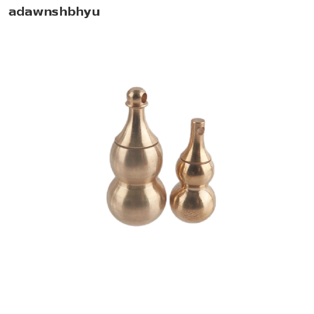 Adawnshbhyu Kuningan Hollow Hoist Sealing Ring Tradisional Cina Natural Feng Shui Labu ID