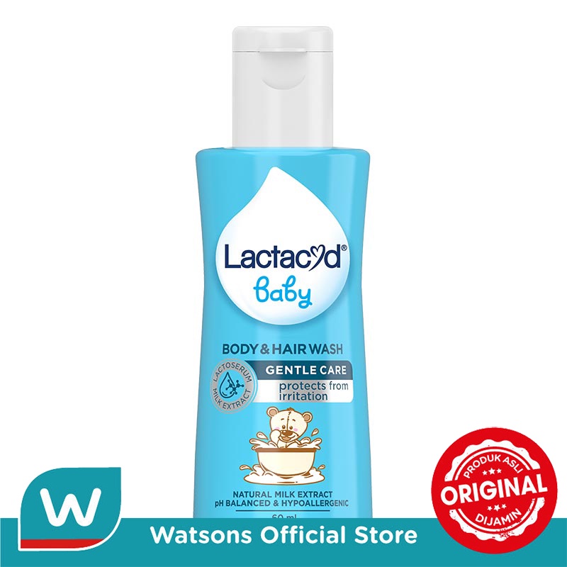 Lactacyd Baby Body & Hair Wash Gentle Care 60Ml