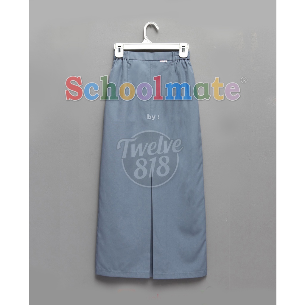 Schoolmate - Rok SMA Perempuan Panjang Seragam Sekolah SMA Span Panjang