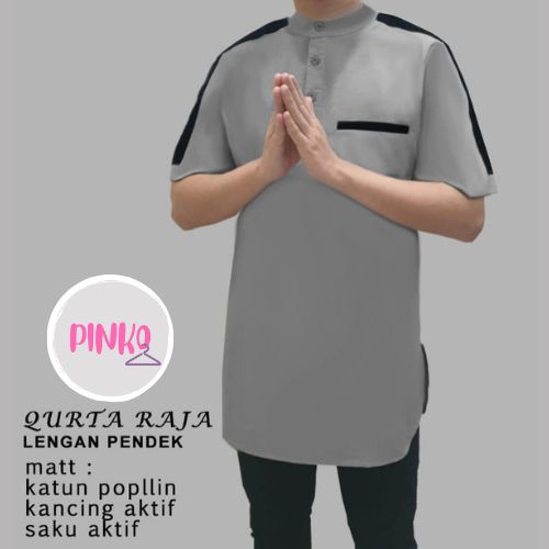 PIK - Koko Kurta Raja Lengan Pendek  - S, M, L , XL , XXL, 3XL / Baju Koko Pria/ Fashion Muslim Pria/ Koko Kurta Jumbo