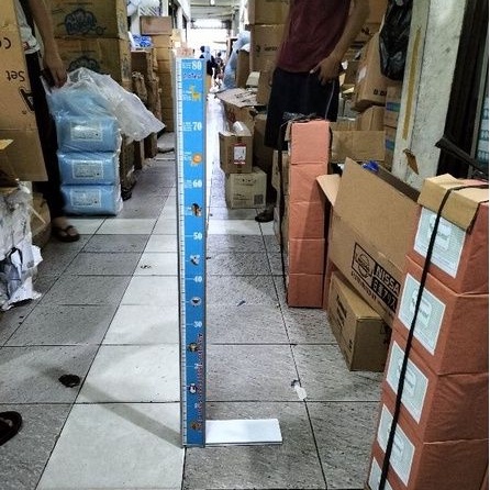 Alat Ukur Tinggi Badan Bayi Anak Kayu/Meteran Kayu