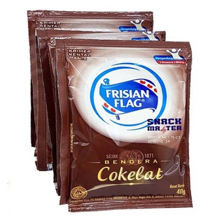 

Frisian Flag Susu Kental Manis Cokelat 1 Renceng (38gr x 6 Sachets)