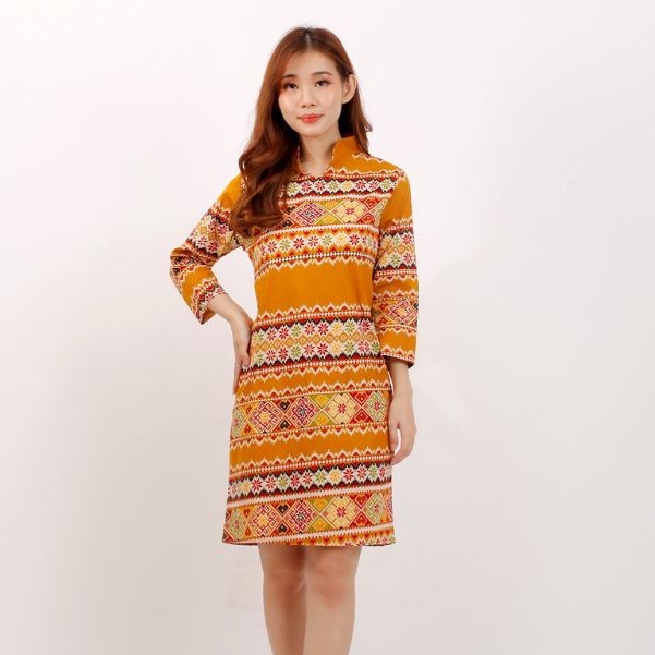 Baju batik wanita - Dress batik wanita fashion 586