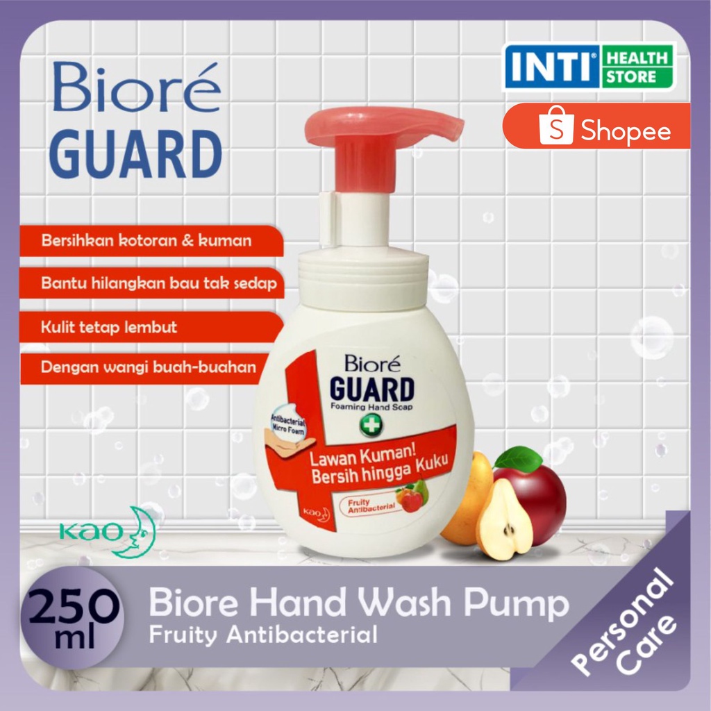 Biore | Foaming Hand Wash |Sabun Cuci Tangan | 250ml Bottle + Pump