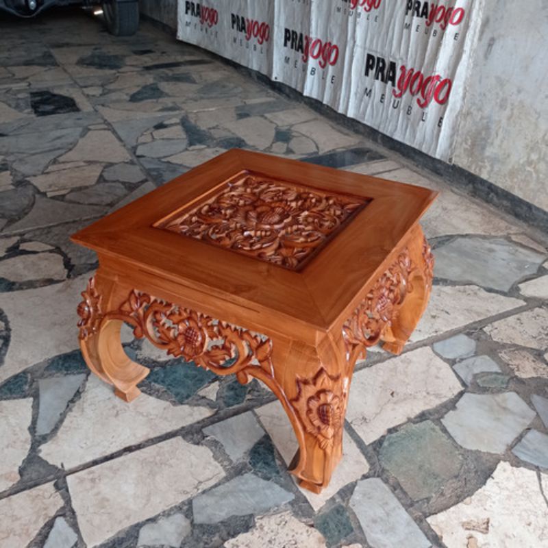 Meja Ketapang Kecil Kayu Jati Jepara