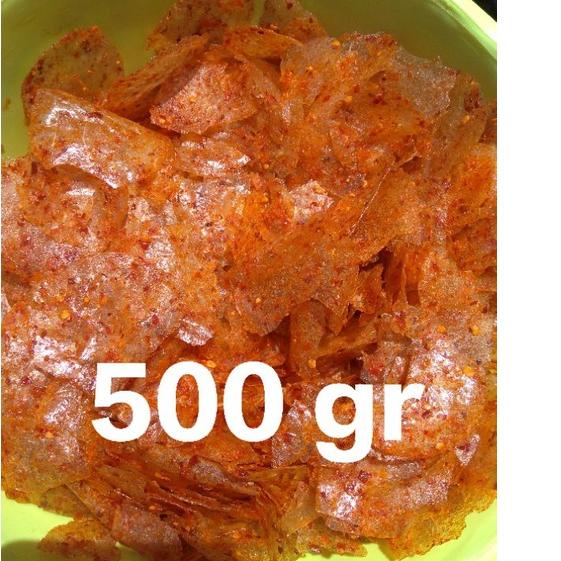 

ふ Keripik Kaca 500gr (½kg) Pedas Daun Jeruk | Kripca Kiloan | Kripik kaca Kiloan ☈