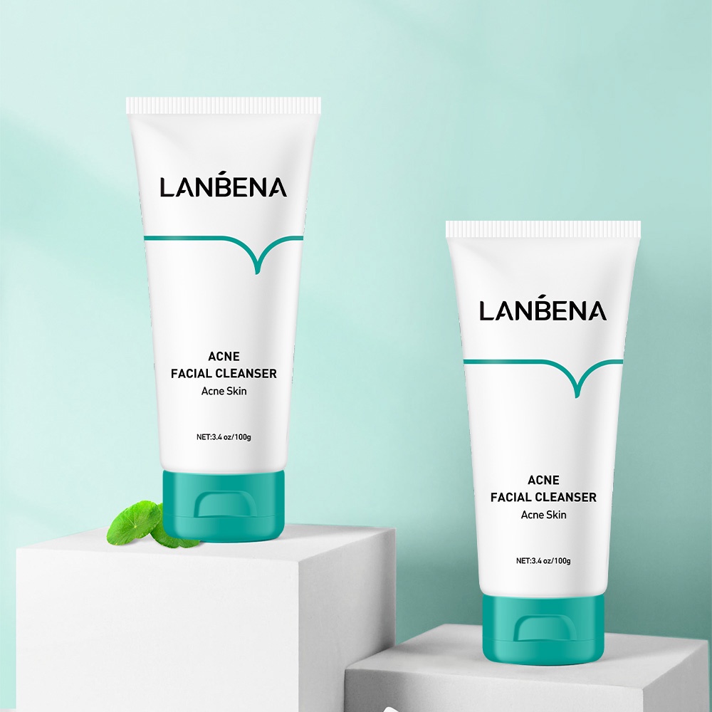 [BPOM] LANBENA Acne Facial Cleanser - Wajah Berjerawat (100 gr)