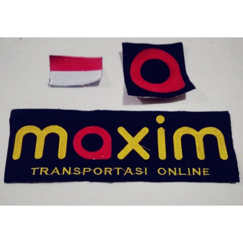 Bordir logo Maxim emblem Maxim(3 pcs)