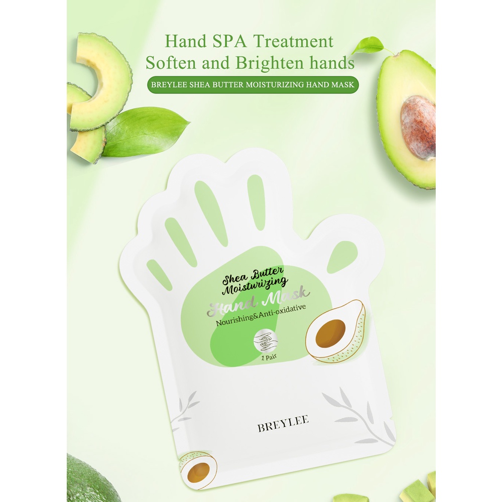 BREYLEE Masker Tangan Hand Mask Peeling Exfoliating Treatment Masker Tangan Breylee Moizturizing Hand Mask