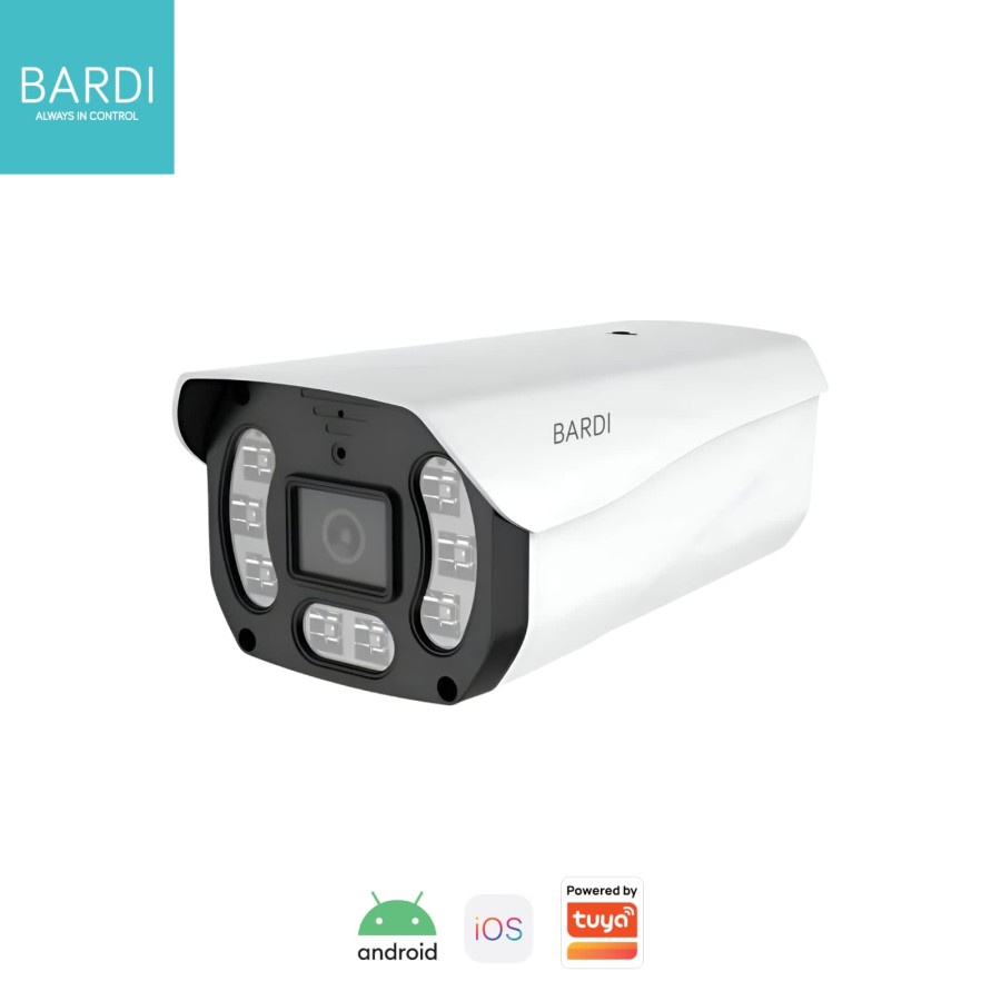 BARDI IP Camera Outdoor CCTV With POE STC - IP67 4MP SMART IOT TUYA