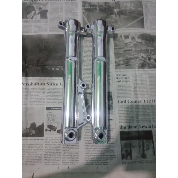 Bottom/tabung shock depan megapro (original)