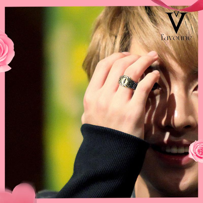 COD2022 Cincin Pria Desain Mata Merah Bahan Metal Gaya Retro Punk Rock Untuk Pesta Motor-FA