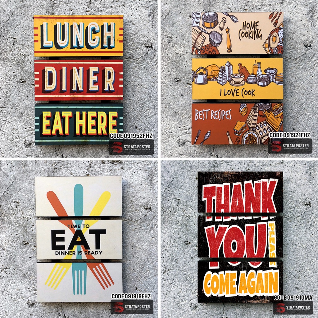 Pajangan dinding Dekorasi ruang Dekorasi ruang makan Poster aesthetic Wall decor