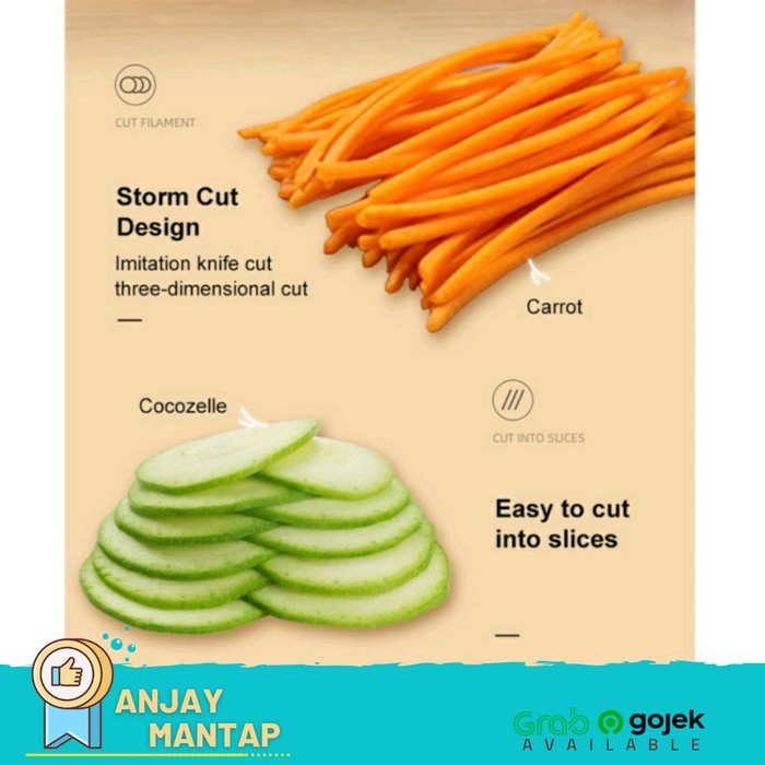 All Cut Multifungsi - Dapat Memotong Sayur Dll Dengan Mudah
