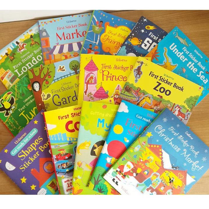 

[KODE PRODUK LJHSY4992] [PART 2] USBORNE FIRST STICKER BOOK BUKU STIKER ANAK ANAK