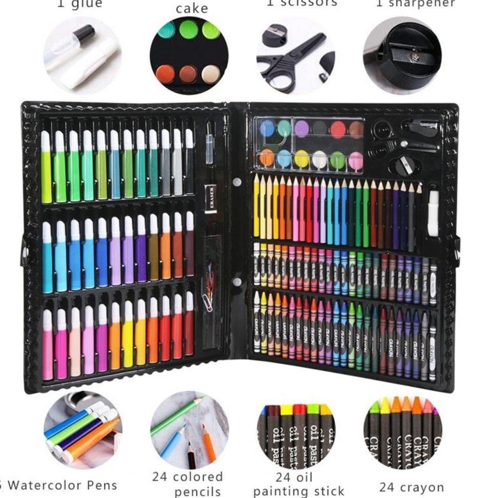 

(R-J6J-☛) ART SET 150 PENSIL WARNA / COLOURING SET 150 PCS / GULALI BOOKS PAKET MEWARNAI berkualitas