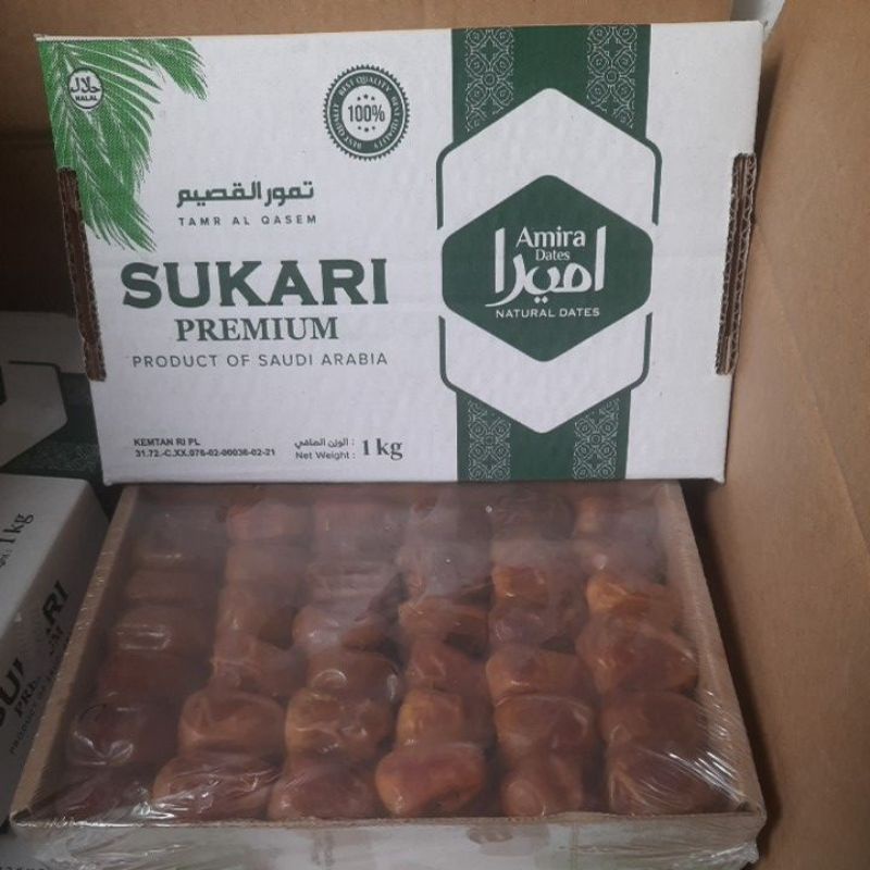 Jual Kurma Sukari Amira Premium 1kg Shopee Indonesia 8401