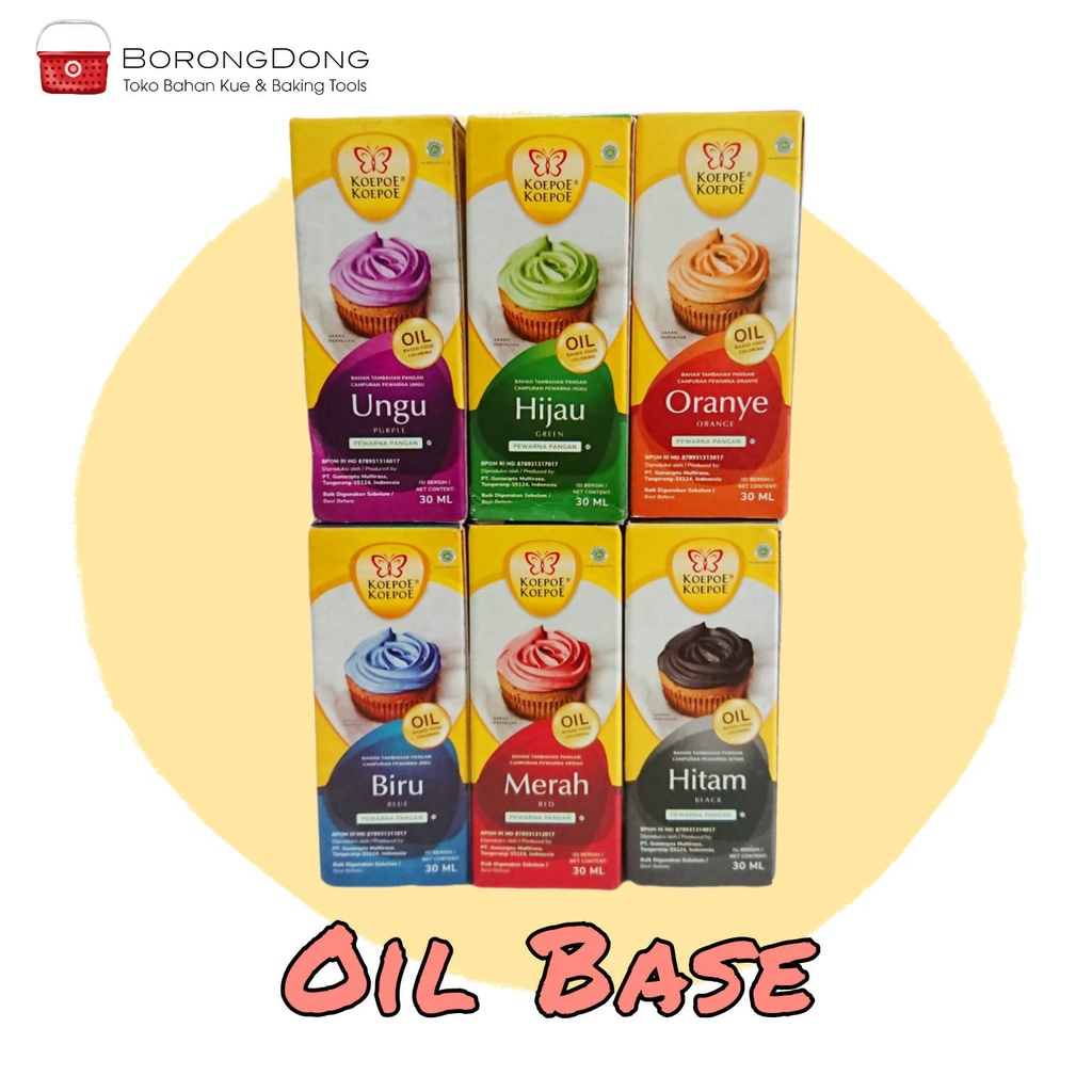 

Koepoe Pewarna Oil Base 30 Ml