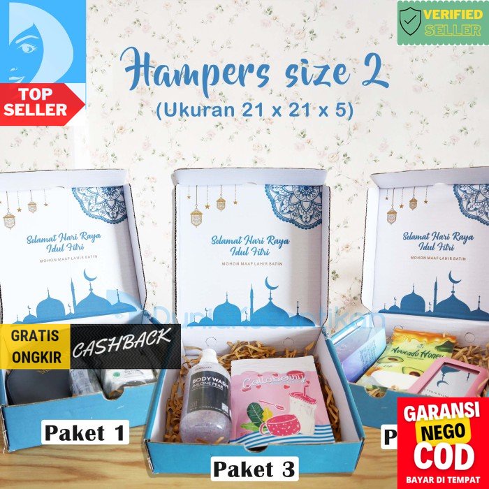 

Hampers Ramadhan Lebaran Kecantikan Parcel Hadiah Lebaran Size 2 - Paket 1 TDK33