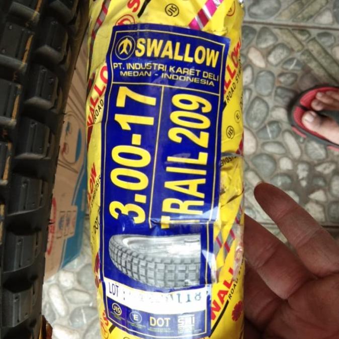 Swallow 300-17 Trail Tubetype (Ban Motor Semitrail Velg Ring 17)