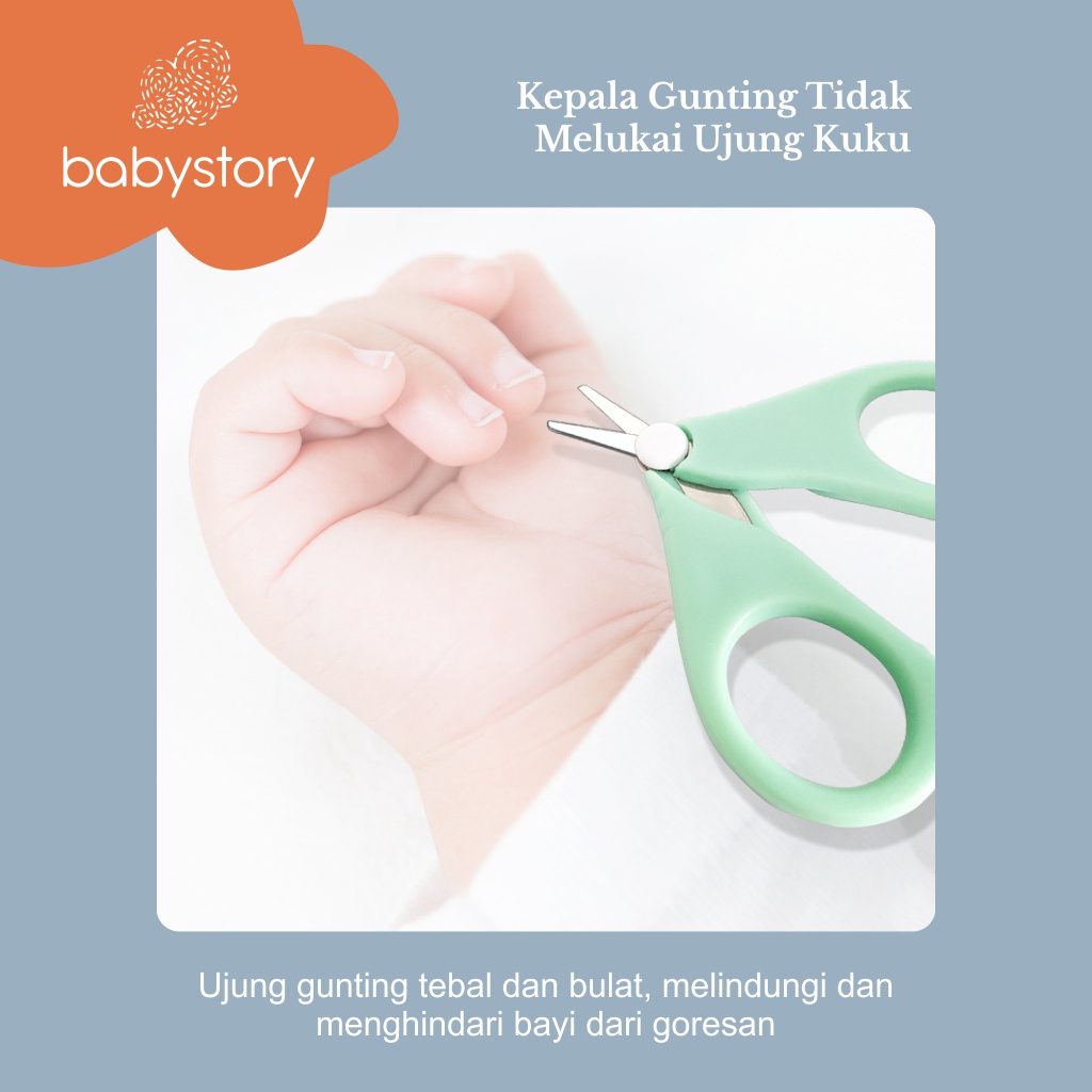 Baby Nail and hair kit 5 in 1 baby care kit sisir bayi gunting kuku bayi