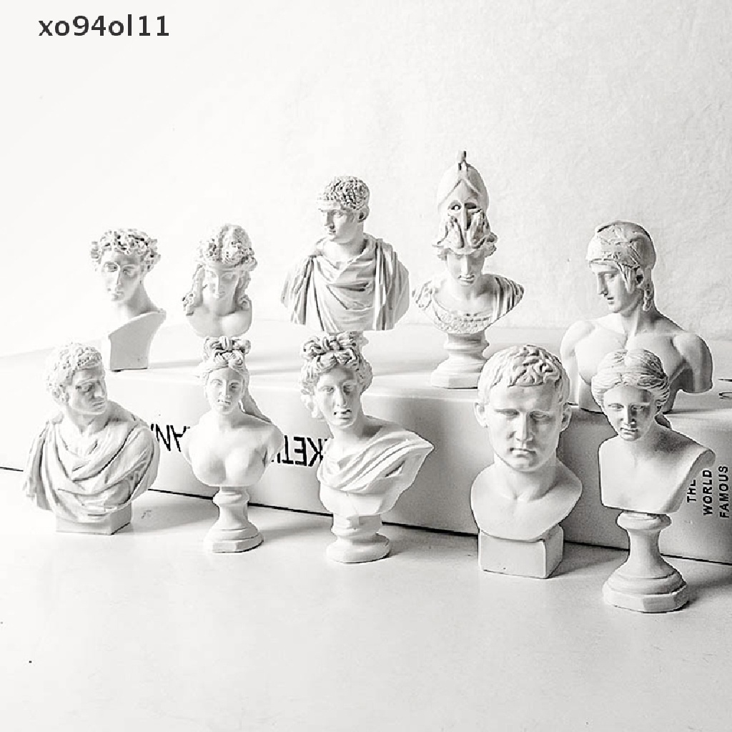 Xo 8 cm Nordic Style Patung Mythoy Yunani Potret Gypsum Miniatur Kerajinan OL