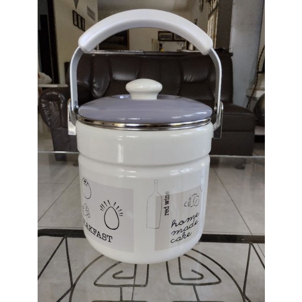 rantang tunggal enamel chefina/ rantang ungu / rantang bakso / rantang enamel