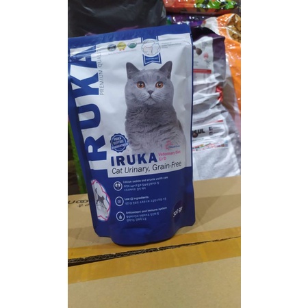 IRUKA CAT FOOD URINARY 300 GRM MAKANAN KUCING GRAIN FREE