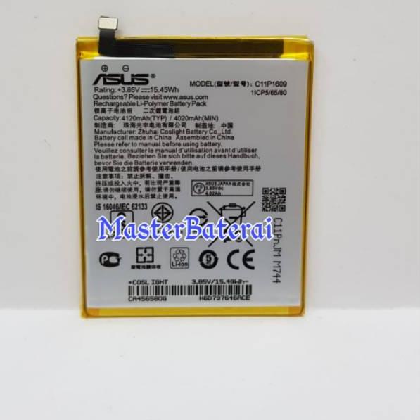 Pasti Populer C11P1609 Baterai Asus Zenfone 4 Max 5.2in ZC520KL Model Asus C11P1609 ORI