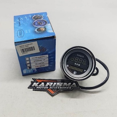 Tachometer RPM digital + Aper Bensin Orbis Universal