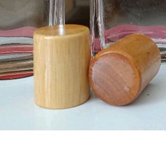 Tutup Botol parfum Terbuat dari kayu Jati Press / Semi press