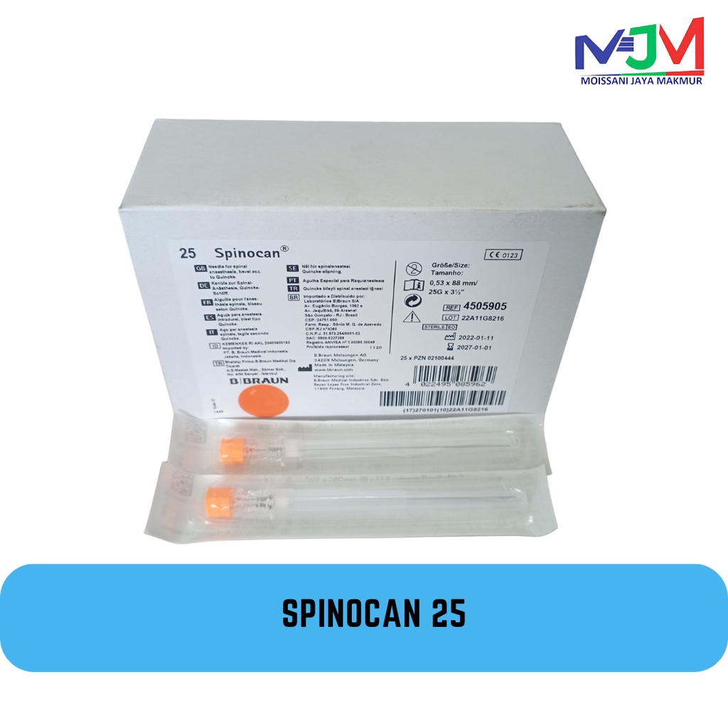 Jual Spinocan Bbraun Spinocan No 25 26 27 | Shopee Indonesia