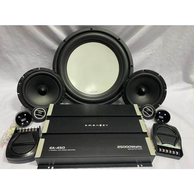 Paket Audio Mobil Merek Embassy