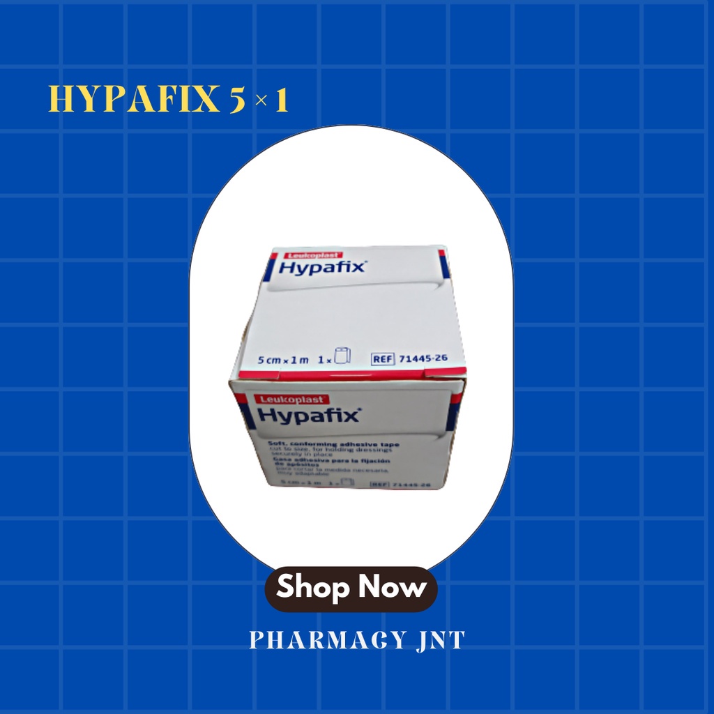 HYPAFIX 5 CM X 1 M PLESTER LUKA / PENUTUP LUKA / PEREKAT NON WOVEN