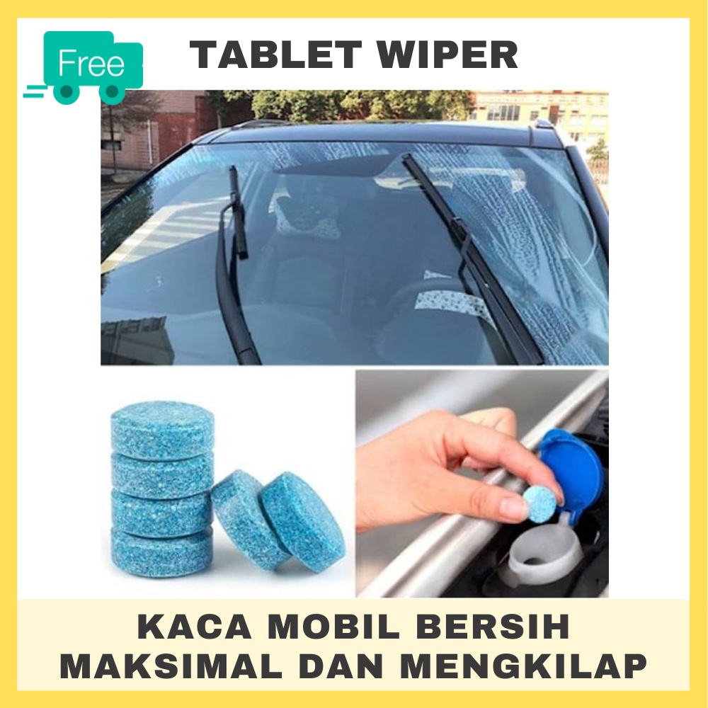 Jual TABLET SABUN WIPER PEMBERSIH KACA MOBIL LEBIH BERSIH MAKSIMAL DAN