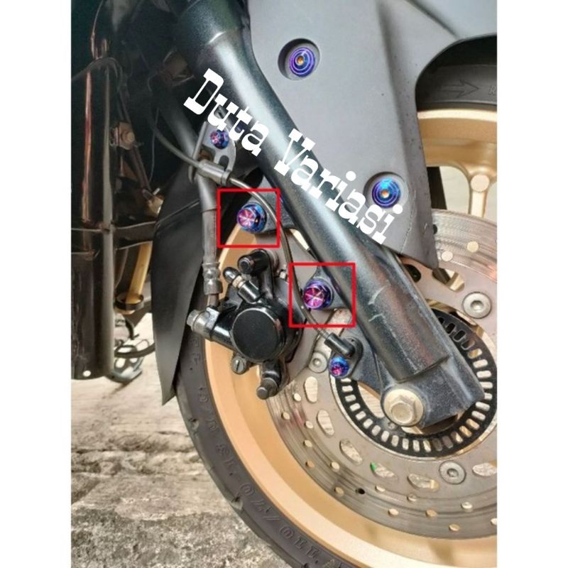 NACOM Baut  Breket Ke Caliper Depan Nmax,Aerox,Lexi,,Xmax